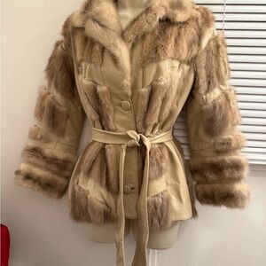 Vintage Mink and Lambskin jacket.